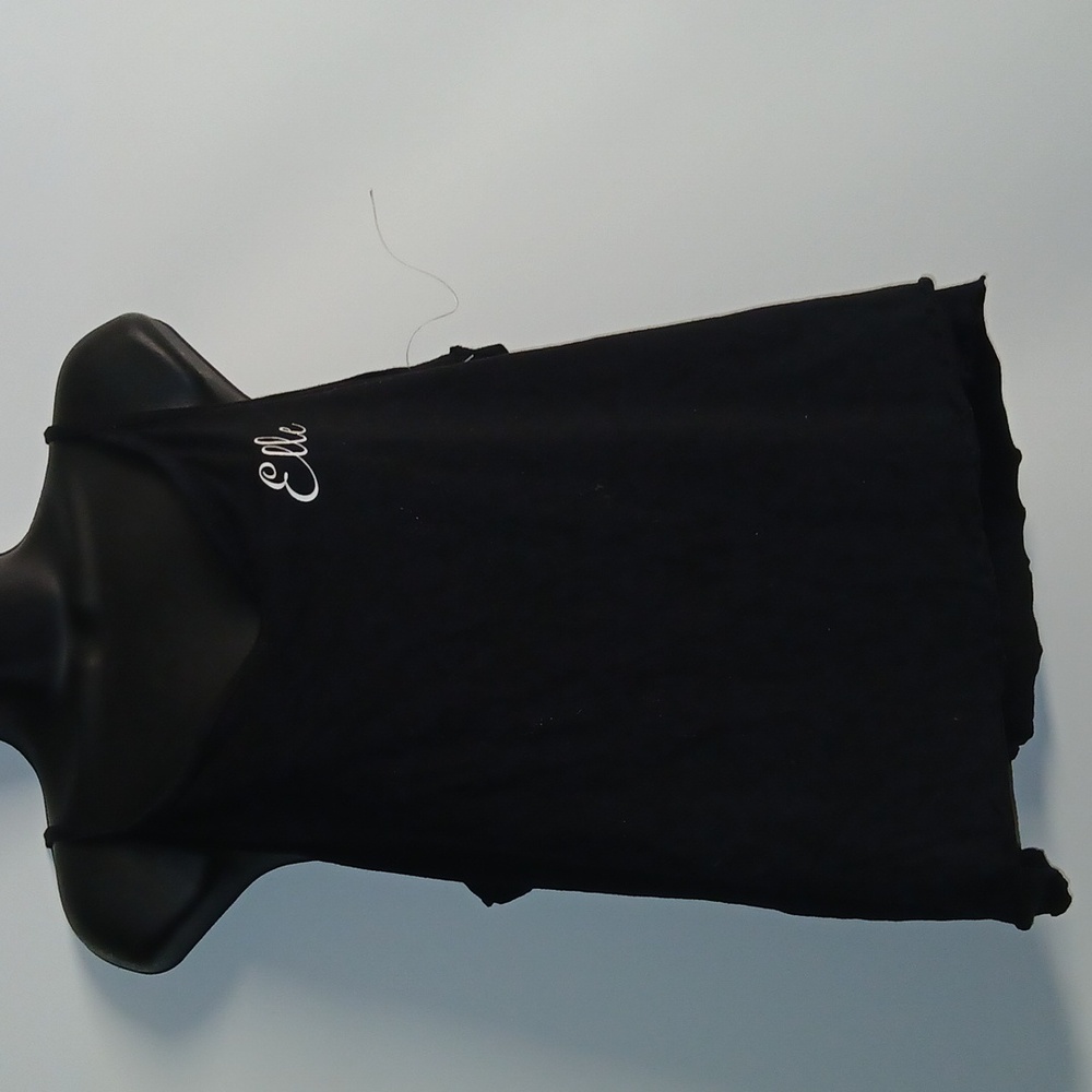 ELLE Lingerie Sleeveless Camisole Top Women Plus Size 2X Black Logo Stretch NWOT - Picture 2 of 6